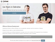 Tablet Screenshot of daxx.nl